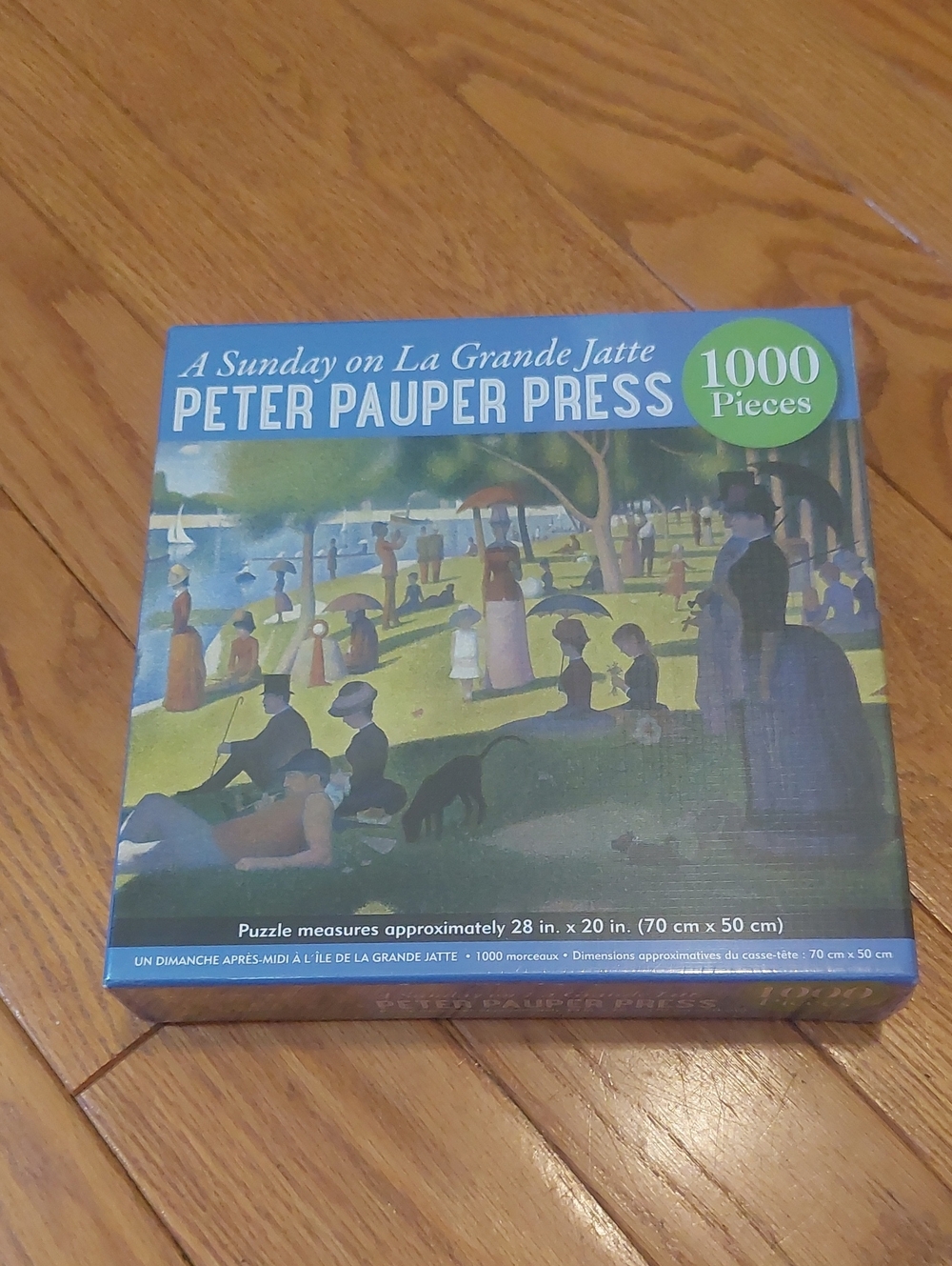 Peter Pauper Press 1000-Piece Puzzle — La Grande Jatte (Blue/Green)